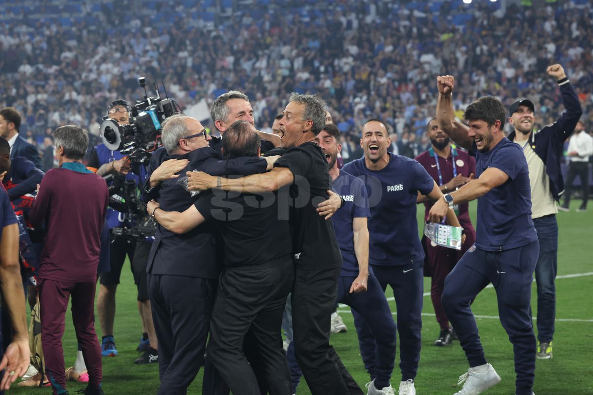 Luis Enrique la finalul meciului