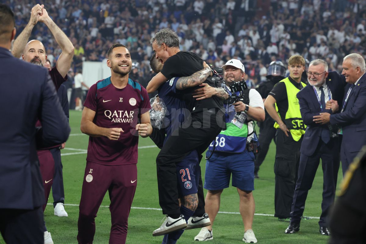 Luis Enrique la finalul meciului