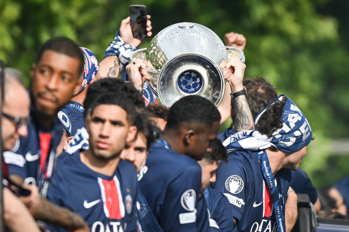 Sărbătoare la Paris după ce PSG a câștigat Liga Campionilor