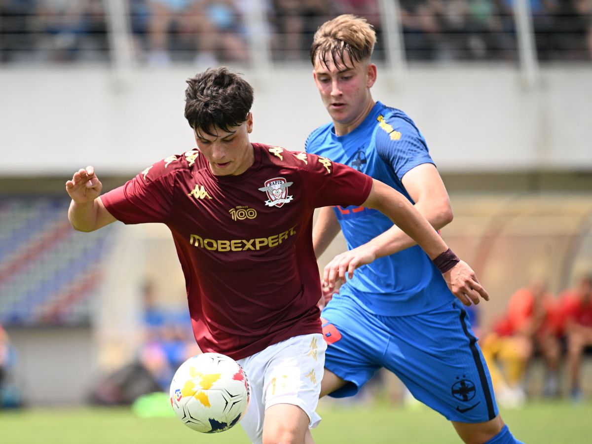 Rapid este noua campioană a Ligii Elitelor U16 după ce a învins FCSB în finala campionatului