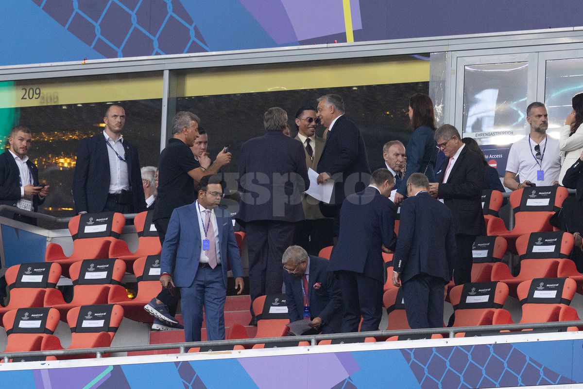 Viktor Orban la finala Ligii Campionilor de la Munchen