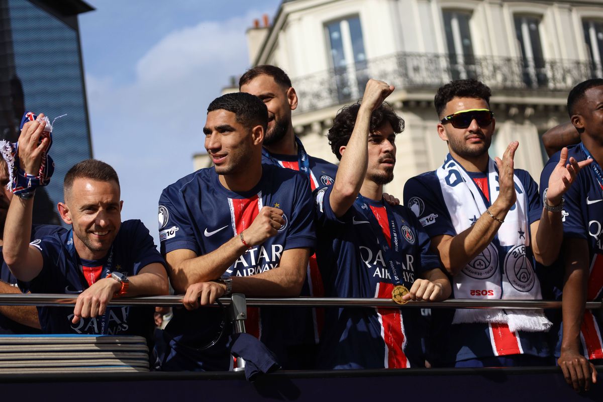 Sărbătoare la Paris după ce PSG a câștigat Liga Campionilor