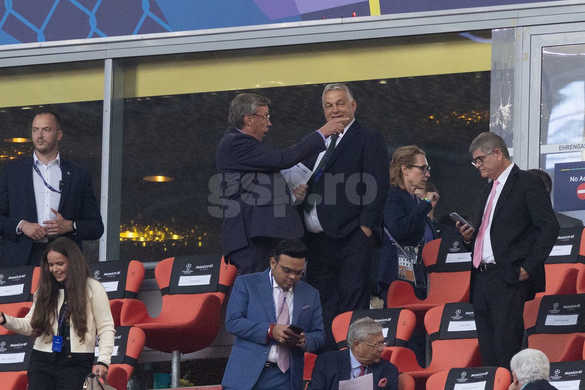 Viktor Orban la finala Ligii Campionilor de la Munchen