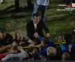 Ianis Zicu a început să plângă după ce Metaloglobus a promovat în Superliga. foto: captură Prima Sport