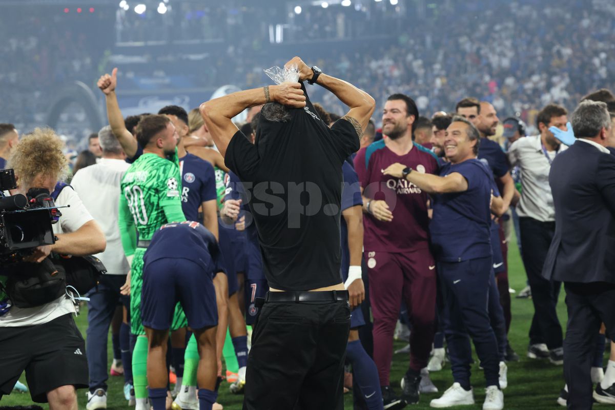 Luis Enrique la finalul meciului