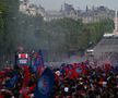 Sărbătoare la Paris după ce PSG a câștigat Liga Campionilor. FOTO: Imago Images