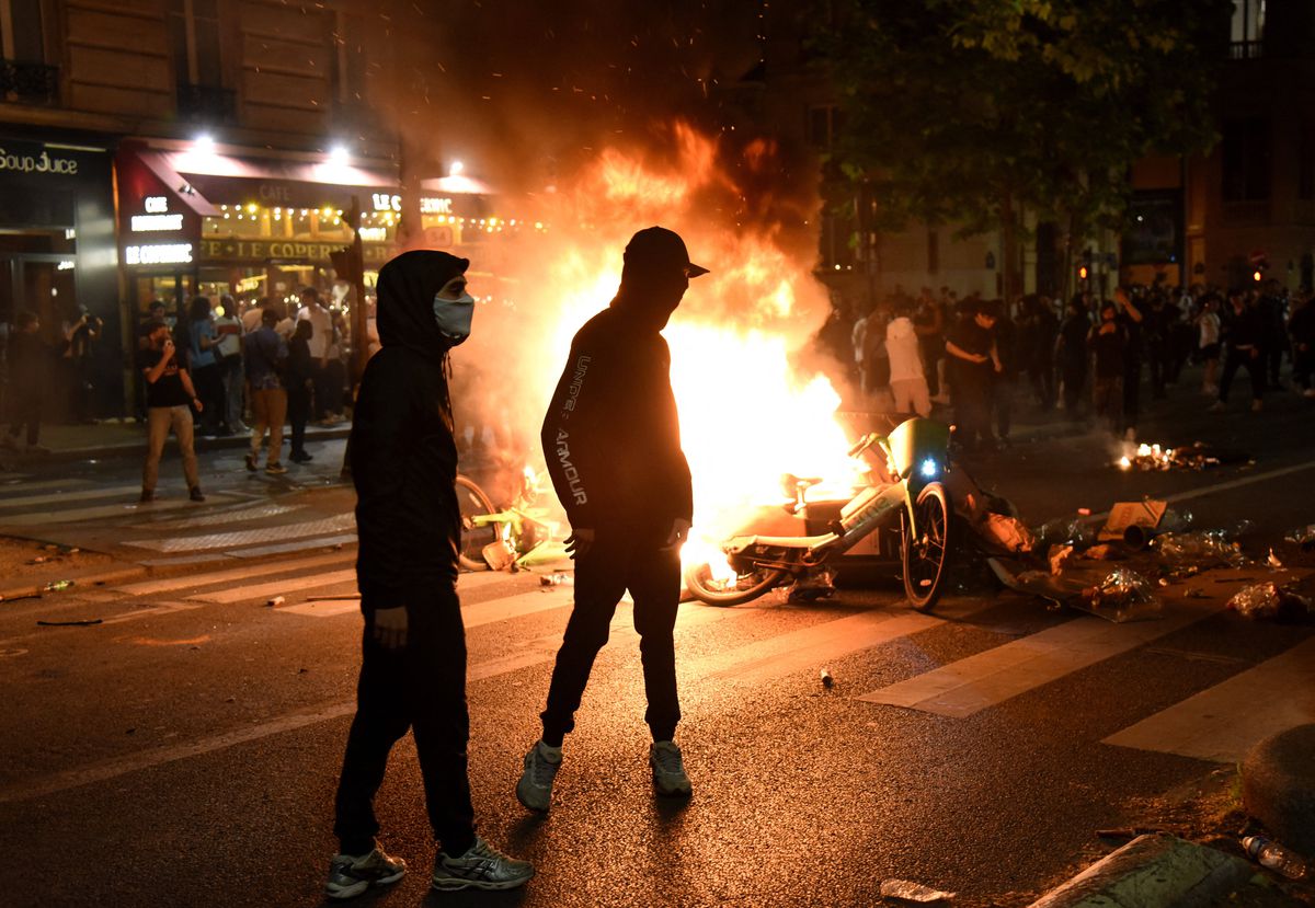 Incidente la Paris după PSG - Inter