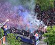 Sărbătoare la Paris după ce PSG a câștigat Liga Campionilor. FOTO: Imago Images