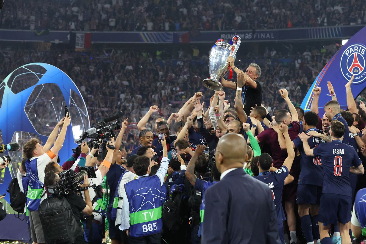 Luis Enrique la finalul meciului