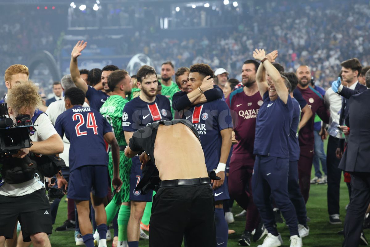 Luis Enrique la finalul meciului