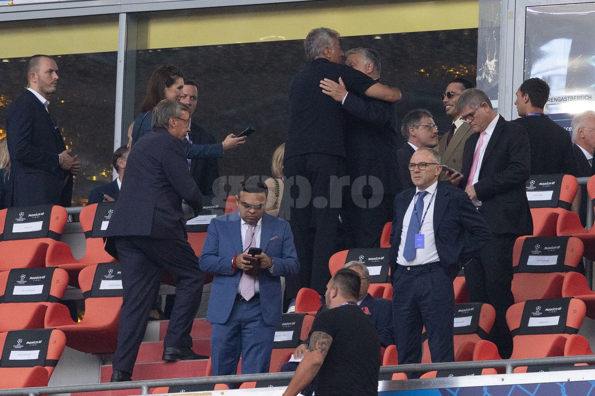 Viktor Orban la finala Ligii Campionilor de la Munchen