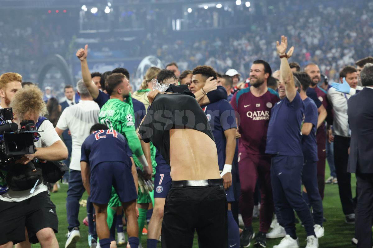 Luis Enrique la finalul meciului