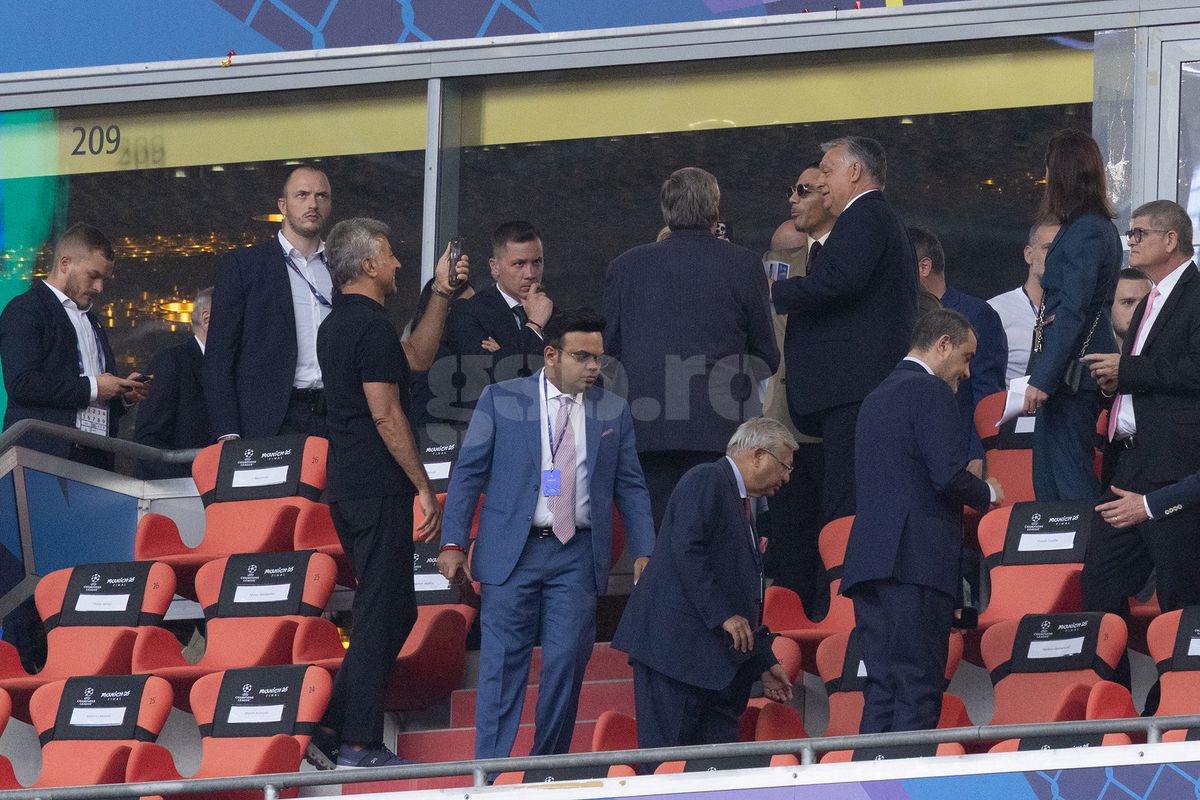 Viktor Orban la finala Ligii Campionilor de la Munchen