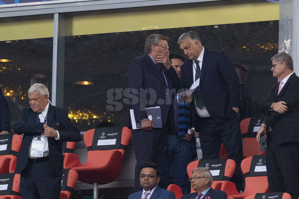 Viktor Orban la finala Ligii Campionilor de la Munchen