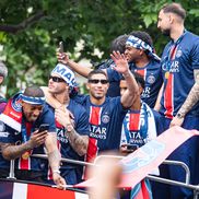Sărbătoare la Paris după ce PSG a câștigat Liga Campionilor. FOTO: Imago Images