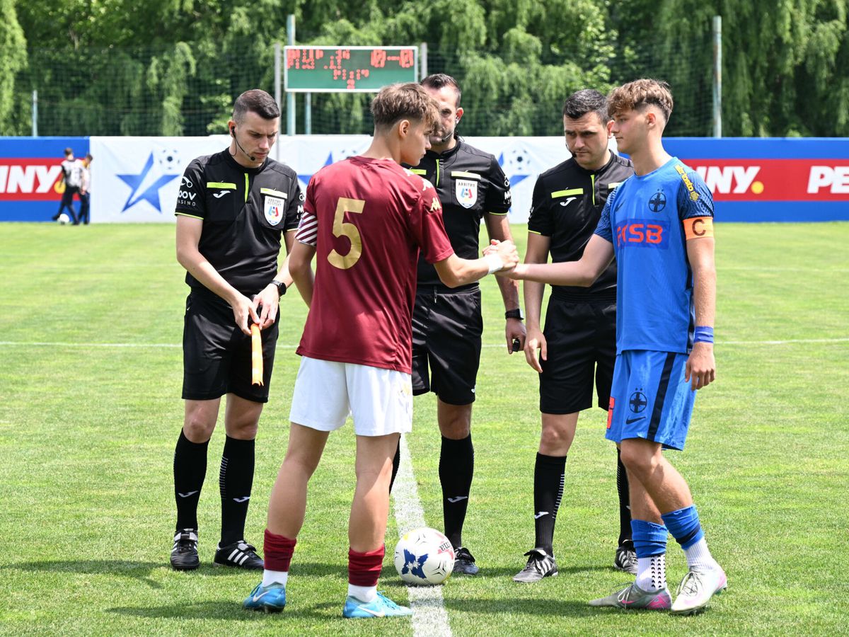 Rapid este noua campioană a Ligii Elitelor U16 după ce a învins FCSB în finala campionatului