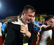 Ianis Zicu a început să plângă după ce Metaloglobus a promovat în Superliga. foto: Cristi Preda