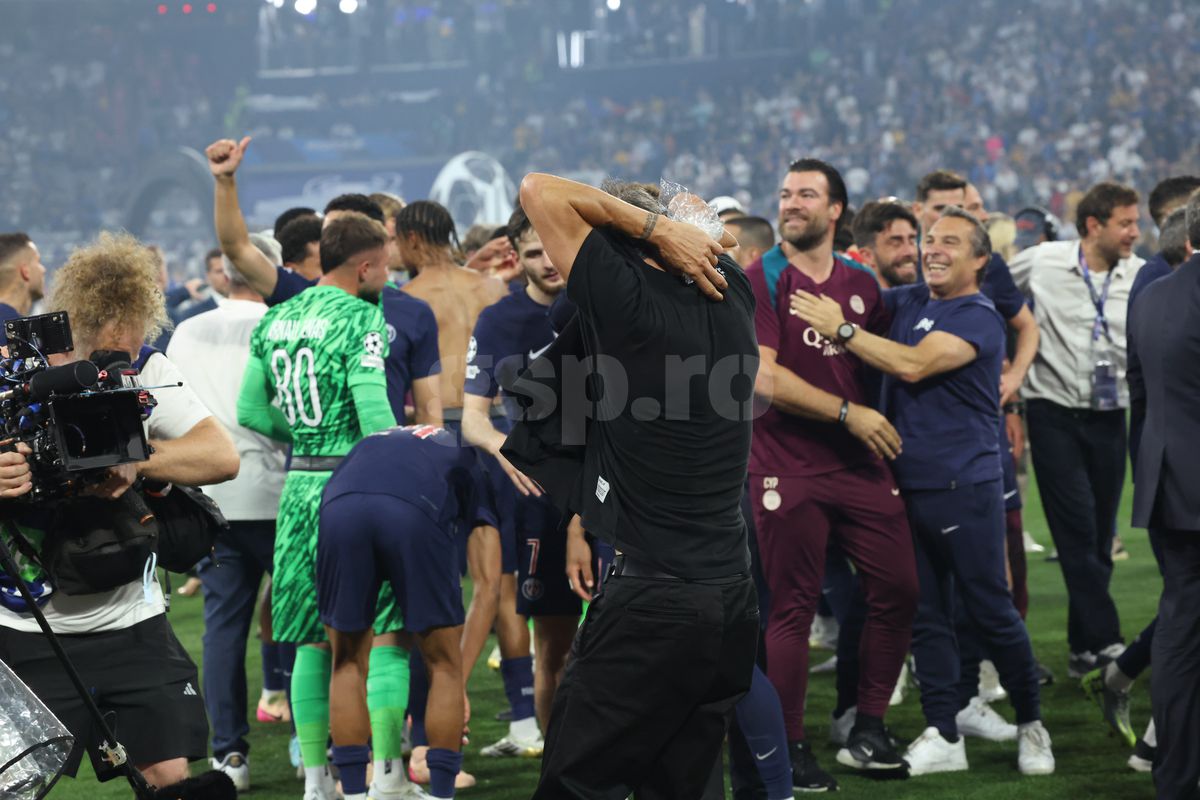 Luis Enrique la finalul meciului