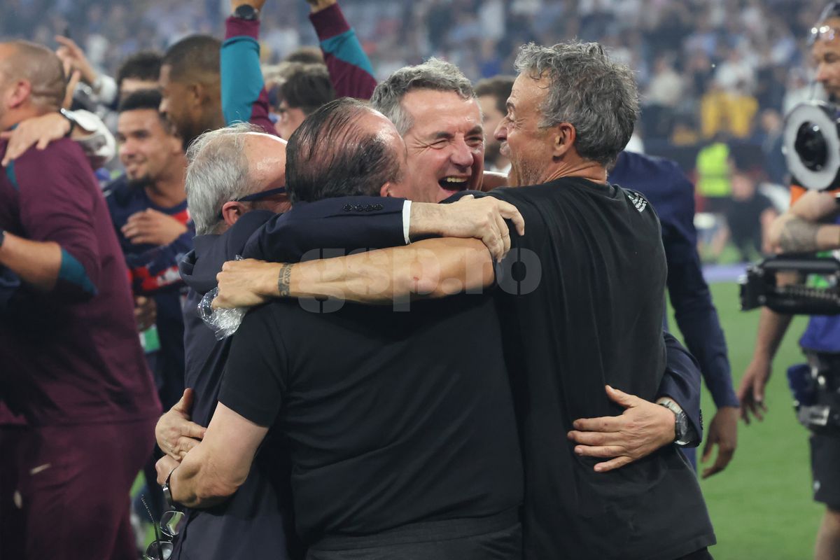 Luis Enrique la finalul meciului