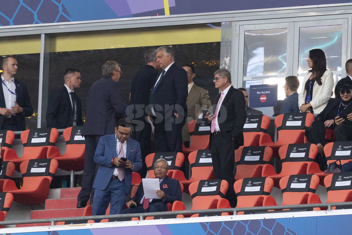 Viktor Orban la finala Ligii Campionilor de la Munchen