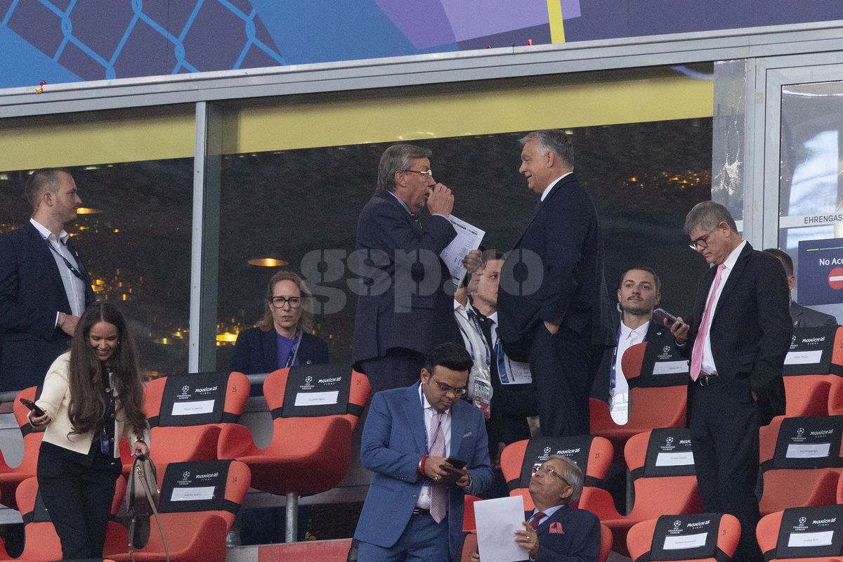 Viktor Orban la finala Ligii Campionilor de la Munchen