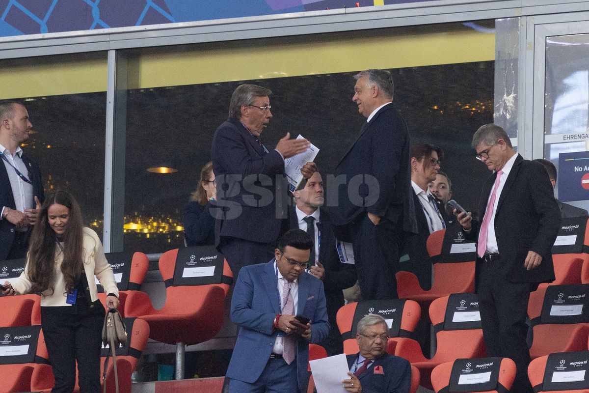 Viktor Orban la finala Ligii Campionilor de la Munchen