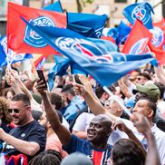 Sărbătoare la Paris după ce PSG a câștigat Liga Campionilor. FOTO: Imago Images
