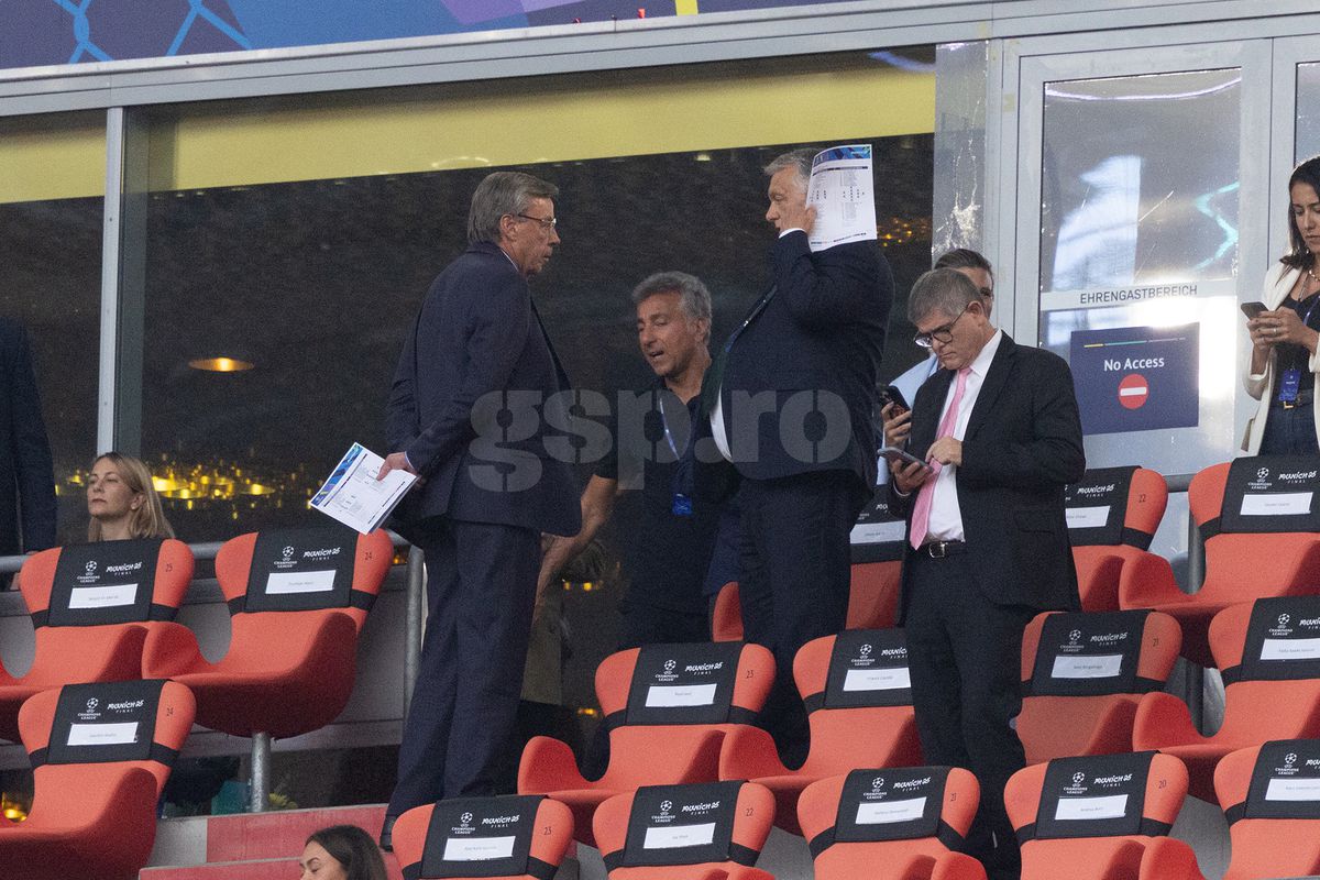 Viktor Orban la finala Ligii Campionilor de la Munchen