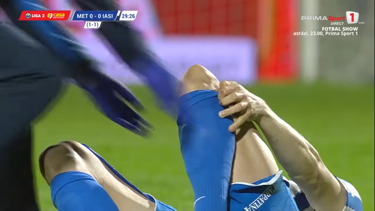 Diagnostic crunt pentru fostul internațional de tineret: fractură de rotulă! Va fi operat de urgență, de doctorul Codorean