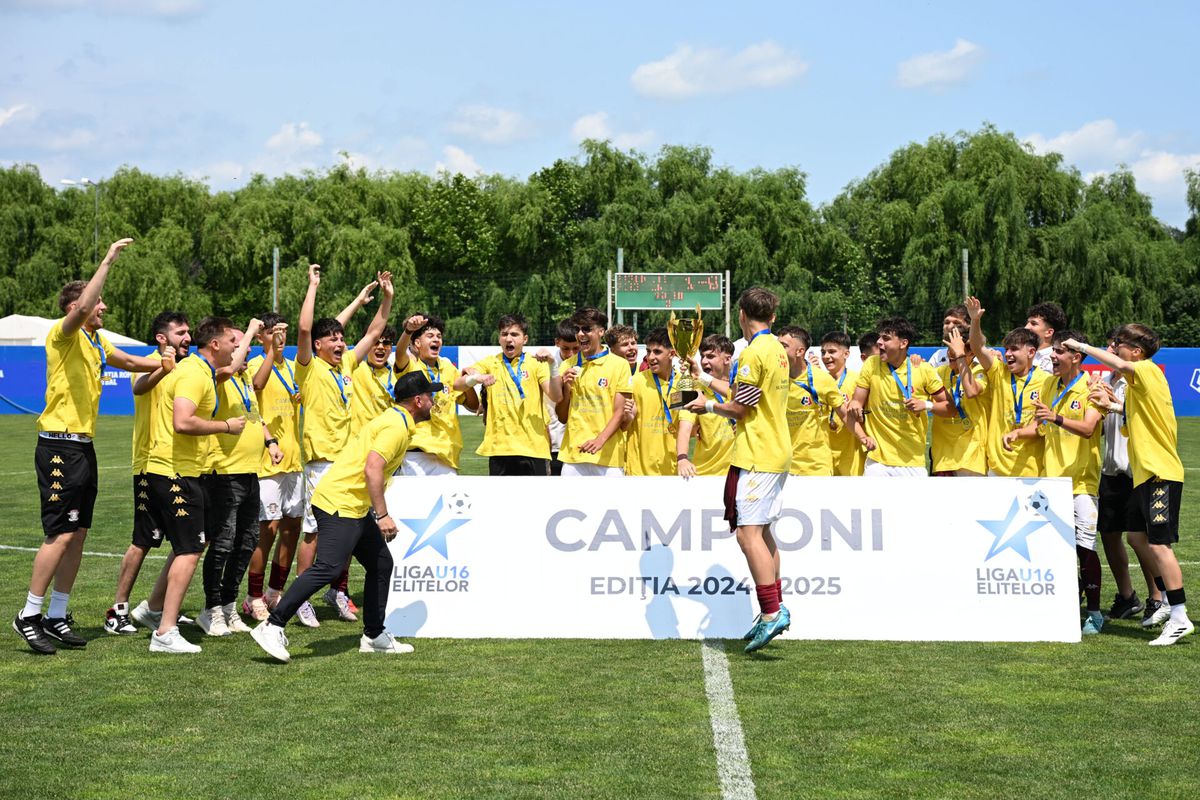 Rapid este noua campioană a Ligii Elitelor U16
