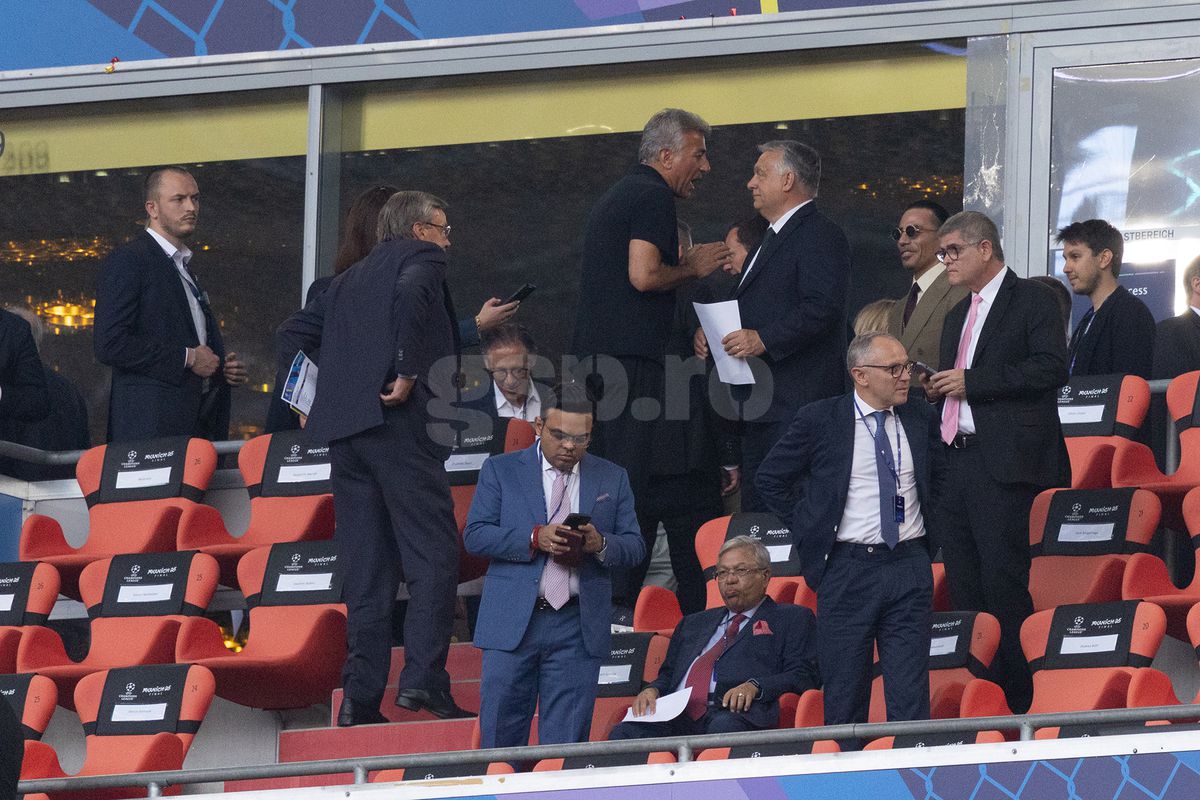 Politică și delicatese » Nu știau că sunt filmați: plecăciuni pe Allianz Arena, cu Viktor Orban și Salt Bae în rol principal. Răzvan Burleanu, neimpresionat