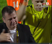 Ianis Zicu a început să plângă după ce Metaloglobus a promovat în Superliga. foto: captură Prima Sport
