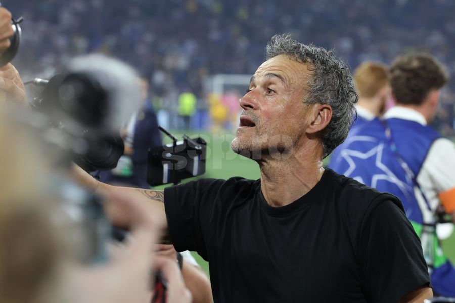 Luis Enrique la finalul meciului PSG - Inter Milano 5-0 din finala Champions League / Foto: Ionuţ Iordache (GSP) Apare intriga în telenovela Victor Osimhen! » Un colos european încearcă să deturneze transferul nigerianului