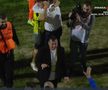 Ianis Zicu a început să plângă după ce Metaloglobus a promovat în Superliga. foto: captură Prima Sport