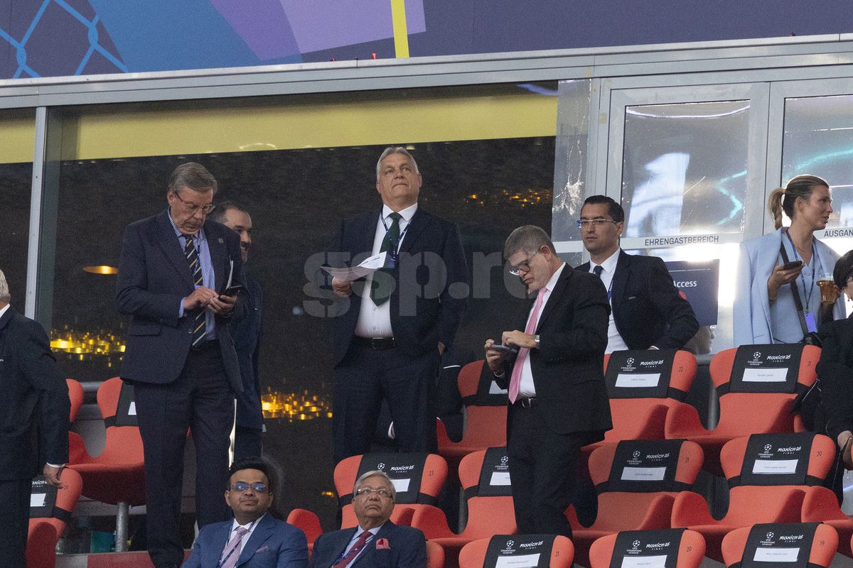 Viktor Orban la finala Ligii Campionilor de la Munchen