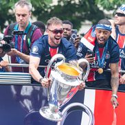 Sărbătoare la Paris după ce PSG a câștigat Liga Campionilor. FOTO: Imago Images
