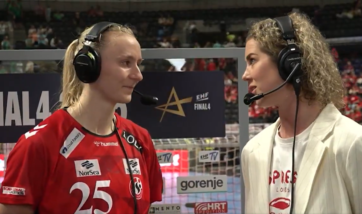 Henny Reistad, în lacrimi după Gyor - Esbjerg