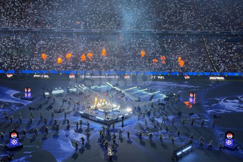 Linkin Park și David Garrett au concertat în deschiderea finalei Ligii Campionilor. Foto: Andrei Crăițoiu (GSP.RO)