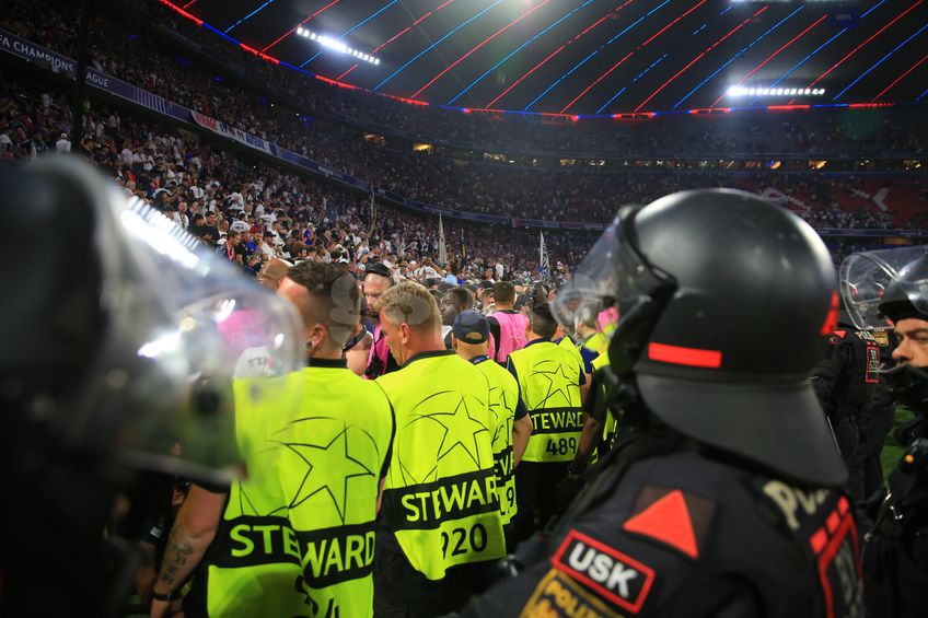 Imagini de la finalul partidei PSG - Inter Milano 5-0 FOTO: Ionuţ Iordache (GSP)