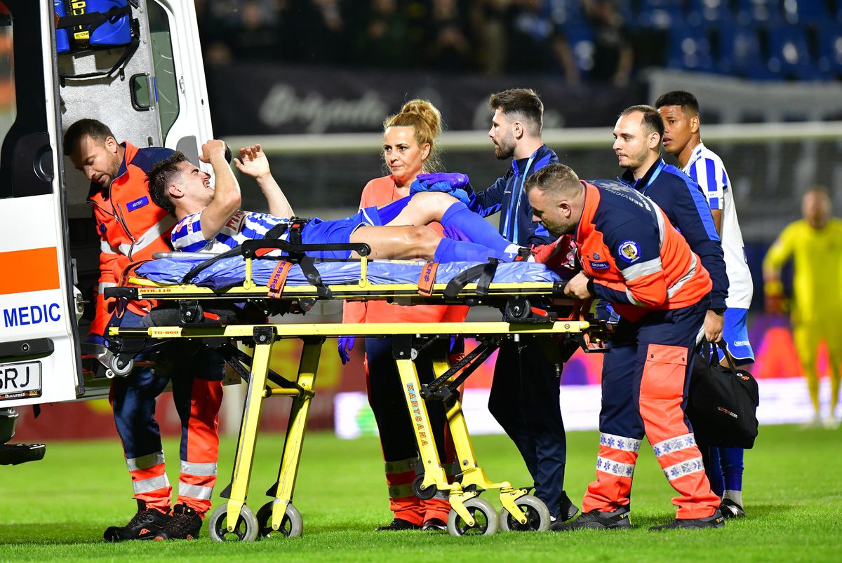 Detalii crunte de pe patul de spital: „Rotula era spartă în 5 bucăți. Nu știam ce mă durea mai tare: sufletul, pentru retrogradare, sau piciorul...”