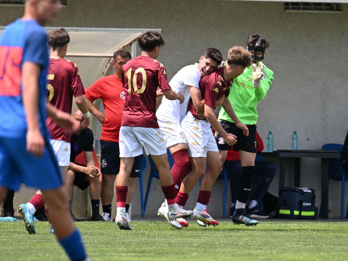 Rapid este noua campioană a Ligii Elitelor U16 după ce a învins FCSB în finala campionatului