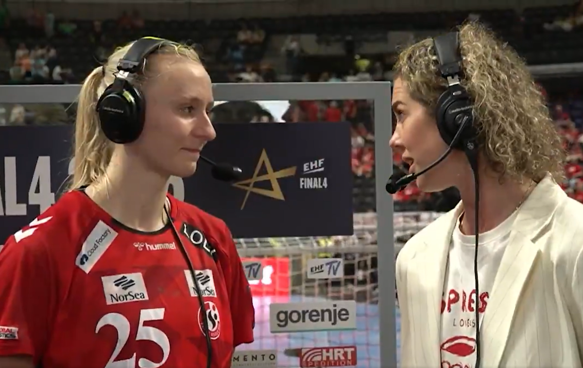 Henny Reistad, în lacrimi după Gyor - Esbjerg