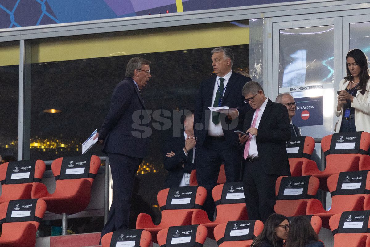 Viktor Orban la finala Ligii Campionilor de la Munchen