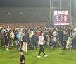 Imagini la finalul partidei Voluntari - Hermannstadt