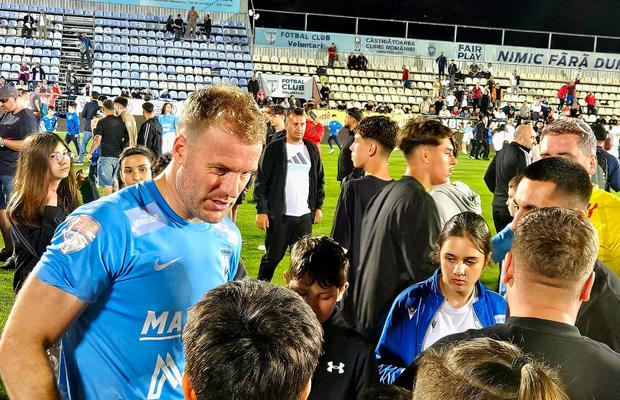 Se încheie o eră! Și-a anunțat retragerea după barajul FC Voluntari - Hermannstadt