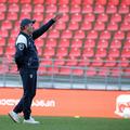 Gheorghe Hagi, la Tbilisi, la antrenamentul României înainte de meciul cu Georgia/ foto: Facebook @Echipa națională de fotbal a României