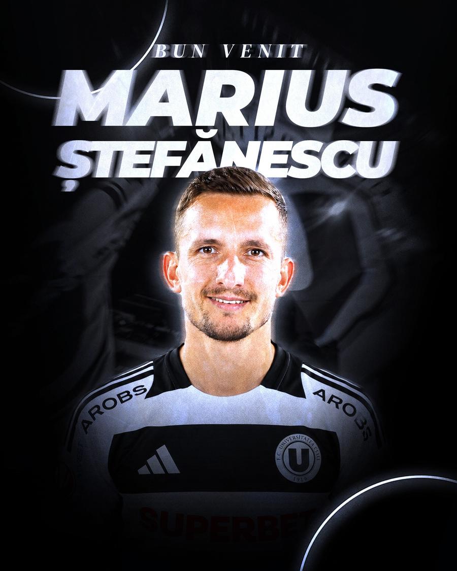 Revenire de senzație în Superligă! Marius Ștefănescu a fost prezentat și va lupta pentru titlu