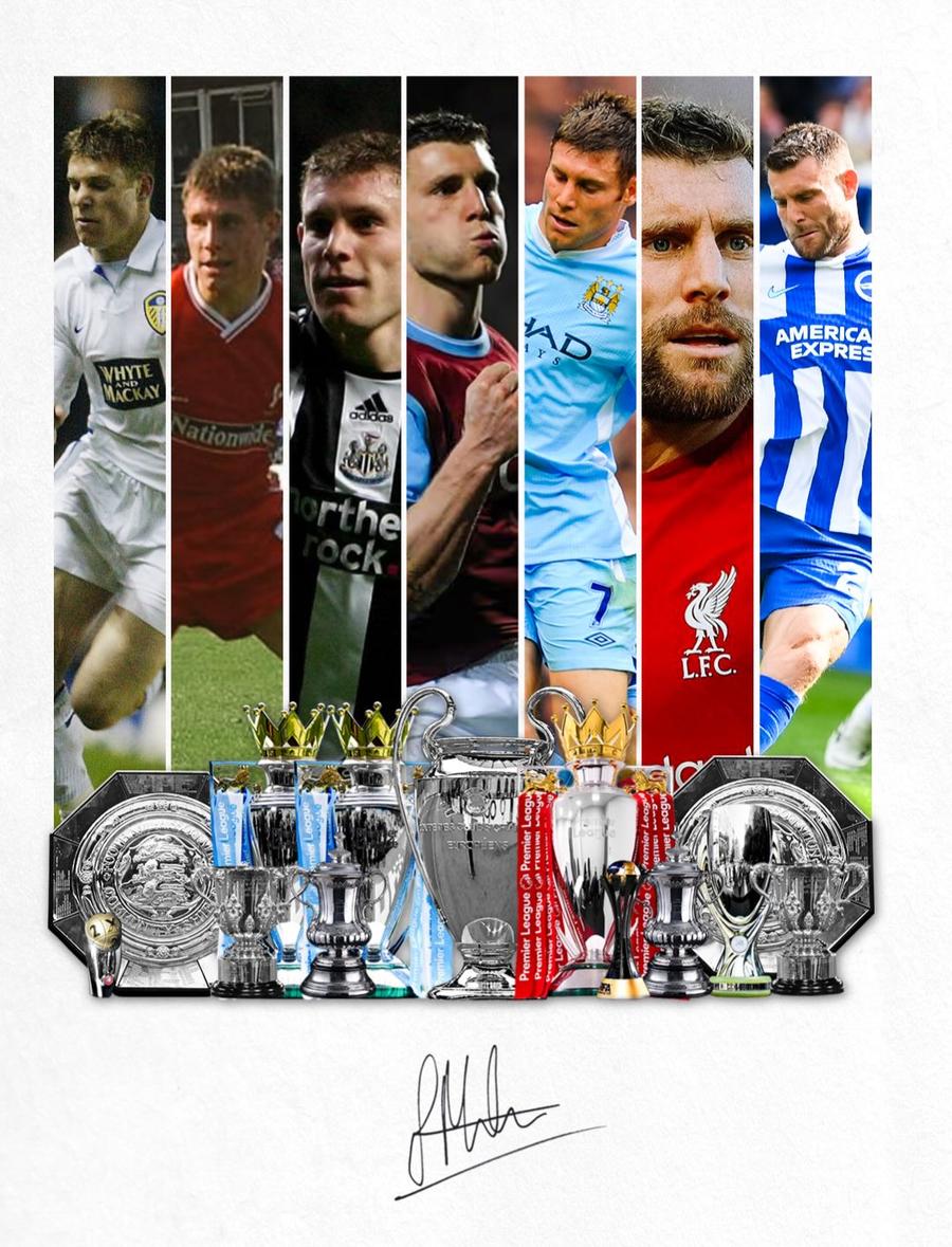 James Milner și-a anunțat retragerea din fotbal la 40 de ani! Carieră impresionantă a legendei din Premier League