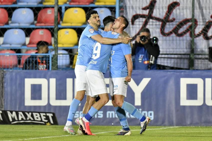 Matko Babic a reușit „doppietta” de la punctul cu var, în FC Voluntari - Hermannstadt // foto: Cristi Preda (GSP)