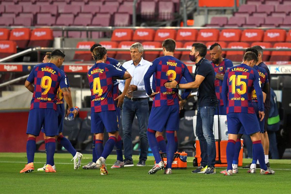 Barcelona - Atletico Madrid 2-2 | VIDEO Quique Setien nu se teme că va fi demis: „Rezultatul e ruşinos, aşa pierdem titlul! Dar nu mă simt deloc în pericol”